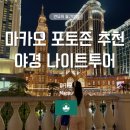 11500-6-33-08 | 마카오 나이트투어 야경투어 인생샷 포토존 에펠탑 런더너 빅벤뷰