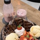 [대전 은행동 맛집] ‘카페 디아로마’ 방문 후기 / 초코 와플, 딸기우유