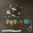 행운마켓 | 표고부기 키링 후기 💚 뜨개질 감성+행운 거북이 선물까지! [스푼마켓 프레젠띵]