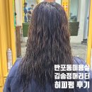 반포동미용실 &#39; 김송정머리터 &#39; :: 열펌전문 서초미용실에서 난생첫 히피펌 도전~!