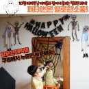 쿠팡 로켓배송 파티앤온 할로윈장식 벨벳거미줄 가랜드 구입후기
