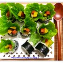 김밥 자르고 나면 서로 먹으려고 하는 꽁지김밥 만들었어요. 이미지