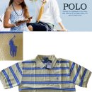 [POLO BOYS] Striped Polo 폴로 보이즈 스트라이프 폴로티 옐로우 XL사이즈 이미지