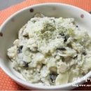 닭가슴살 버섯 크림 리조또 만들기 찬밥요리 한그릇음식 이미지