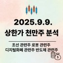 우림피티에스(주)노동조합 | 25.9.9. 상한가 천만주 분석 ( 4 + 15 종목)