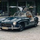 고급 자동차에만 다는 멋진 gull-wing doors 이미지