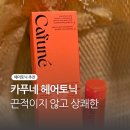 카푸네 헤어토닉 사용 후기 시원한 헤어토닉 추천
