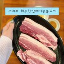 화끈한갈매기 | 서귀포 현지인 맛집 화끈한갈매기숯불구이 본점에서 제주산 생오겹살을 먹어보아요