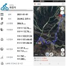 백일리 마을진입로 19 | 2021년 01월 01일 경주 사룡산 라이딩 (낙동정맥)