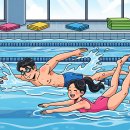 난산회관 | 수린이 부부의 첫 수영 도전기! 준비물 추천부터 첫 수업까지