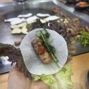 불타는 통철판 불놀이 삼겹살구이 이미지