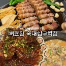 삼겹&차돌 | 숙대입구 맛집 “뼈탄집” 삼겹뼈구이세트, 차돌된장술밥 후기 / 단체 회식 추천