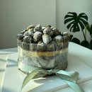 달의케이크 | 판교 떡케이크, 플로룸 케이크에서 기념일 선물로 딱인 쑥달 케이크 후기