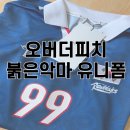 붉은악마 | 오버더피치 붉은악마 유니폼 X RED DEVIL 블루(BLUE) 착샷 리뷰 후기