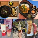 부산 롯데월드 식당 조이풀프라자 푸드코트 제육덮밥 짜장면 식사 아이스크림 팝콘 간식 밀쿠폰 사용처