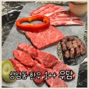 창원 상남동 한우 1++전문점 맛집 우담 소고기 세트 후기