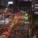 용산으로 향하는 '전국집중촛불대행진' 경찰추산 1만5천명(오후 5시 기준) 주최 측 오후 6시 기준 30만~40만명. 이미지