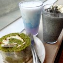 [제주 스타벅스] 제주도 한정음료 - 제주 까망 크림 프라푸치노, 제주 스노잉 백록담, 제주 녹차 생크림 롤