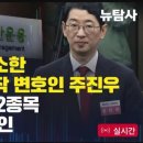 [단독보도] 주진우, 라임 작전주 2종목 잔량 보유 확인 이미지