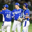 &#39;2015 WBSC 프리미어 12&#39; 야구 결승전 한국 미국 경기에서 한국이 8-0으로 완승하며 우승을 차지했다. 이미지