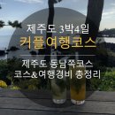 제주도3박4일코스 제주도동쪽커플여행코스와 여행경비 참고~!
