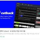 AI 자동 자막 유튜브 동영상 편집 프리미어 프로 플러그인 컷백 Cutback 후기