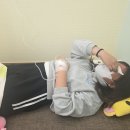 저희집 막내 독감당첨이네요😭 이미지