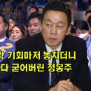 오판으로 마지막 기회마저 놓치더니 득표율 계산하다 굳어버린 정봉주 이미지