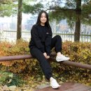 하로킨 | HAROKIN 하로킨 여자 셋업 트레이닝 맨투맨&조거팬츠 블랙으로!