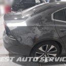 베스트 자동차공업사 | 찌그러짐 복원, 볼보 S60 뒤휀더 교환 없이 합리적으로 수리 [수입차 전문 자동차공업사 베스트오토서비스]