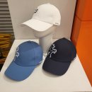 26230-73-02-058 | [루이까스텔] 남성 봄 여름 골프웨어 강아지 프린트 타공 볼캡 모자 3GRCP341