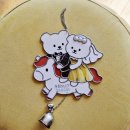 무드벨 | 말 탄 테디부부 "테디무드" : 글라스아트 도어벨 후기!