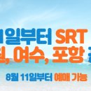 9월 1일부터 SRT 타고 창원, 여수, 포항 간다 이미지