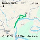 10/26일요일아침운동다녀와주차장근무맑은날씨이천여명관광객이몰려와회룡포마을이야단법석을이달 최고기록 20,252보 15.38km 이미지