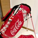 [남녀-신품/캐디백]희귀 한정 코카콜라 Coca-Cola 로고 초경량 캐디백(7인치, 1.9kg) 이미지