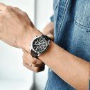 가좌1-01-021 | 세이코 SBTR021 블랙 세이토나 크로노그래프 남자 시계 (자동차 드라이빙 워치)