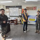 경구클럽 50사단 군사경찰대 원탁의자4개 4세트 전달(11월26일) 이미지