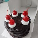 가나슈 초콜릿 | 팀홀튼 체리초콜릿가나슈케이크 후기, 스탬프·엽서까지 드디어 완성