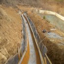 산마루 측구 시공작업 이미지
