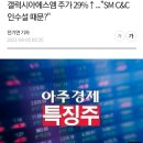 갤럭시아에스엠 주가 29%↑..."SM C&amp;C 인수설 때문?" 이미지