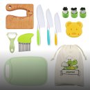 소정몬테소리 | 주주미엘 어린이 주방 도구세트 12종 몬테소리 유아용 안전칼 활용해보세요