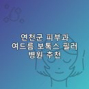 연천군보건의료원 | 연천군 피부과 병원 추천 여드름 보톡스 필러 리스팅비용 후기 후기 TOP5