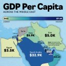 국가별 중동의 1인당 GDP 이미지