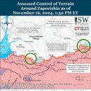 러시아 공세 캠페인 평가, 2024년 11월 16일(우크라이나 전황 이미지