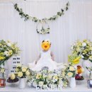 스튜디오차상 | 사진 찍어주는 돌상 아라모드 더스카이레스토랑 돌잔치 엄마 원피스 가족의상