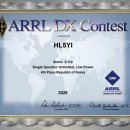 2026 ARRL CW AWARD 이미지