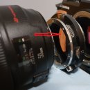 Fotodiox GFX 카메라에 캐논 EF/EF-S 렌즈를 장착하기 하기 위한 자동 초점 아답터 이미지