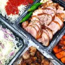 거제도 배달맛집 방구족발 반반세트 막국수 매콤달콤한 푸짐한 한상