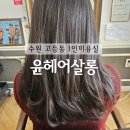 수원초등학교 앞 | 수원 고등동 1인미용실 윤헤어살롱 긴머리 레이어드컷 후기