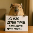 DSD 소프트웨어 | LG V30 초기화 가이드 - 공장초기화부터 데이터 백업까지